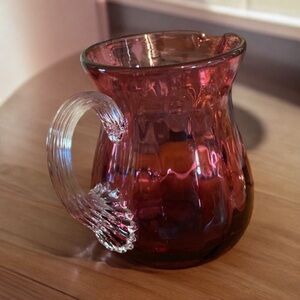 💠Pilgrim Cranberry small pitcher